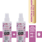 Keratin ve Kolajen Saç Sütü 200 ml + 200 ml