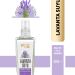 Cilt ve Saç Kullanımına Uygun Yatıştırıcı ve Ferahlatıcı Lavanta Suyu 200 ml